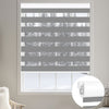 Kincmo No Drill Zebra Shades, Motorized 100% Blackout - Gentle