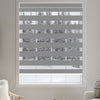 grey zebra shades 100% blackout