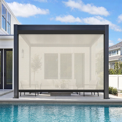 Kincmo Motorized Zipper Track Windproof & Smart Outdoor Screens