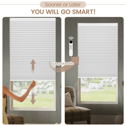 Kincmo Cordless Cellular Shades 100% Blackout Energy Saving, Safe for Kids