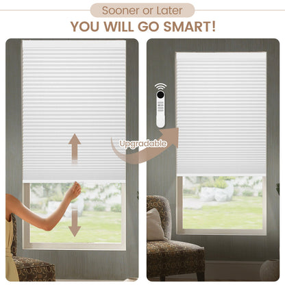 Kincmo Cordless Cellular Shades 100% Blackout, Noise Reduction | Double Cell