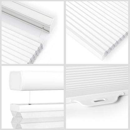 Kincmo Cordless Top Down Bottom Up Cellular Shades, 100% Blackout | Double Cell