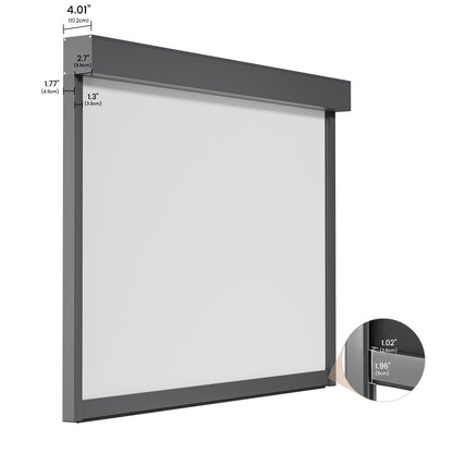 Kincmo Motorized Zipper Track Windproof & Smart Outdoor Screens