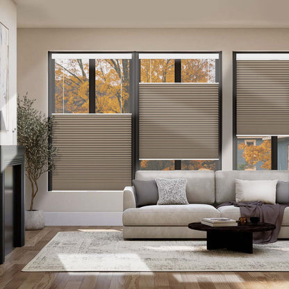 Kincmo Cordless Top Down Bottom Up Cellular Shades, 100% Blackout