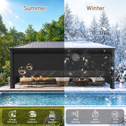 Kincmo Motorized Zipper Track Windproof & Smart Outdoor Screens