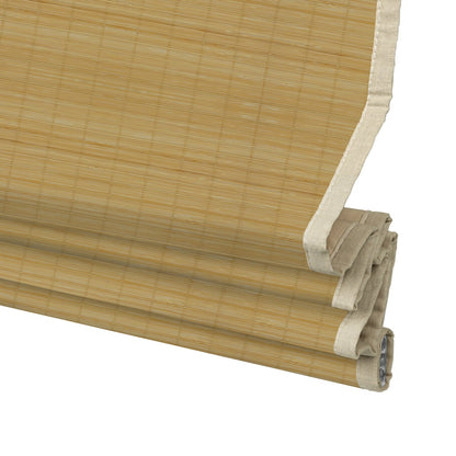 Kincmo Cordless 100% Bamboo Shades 50%/70%/100% Blackout - Pure Bamboo