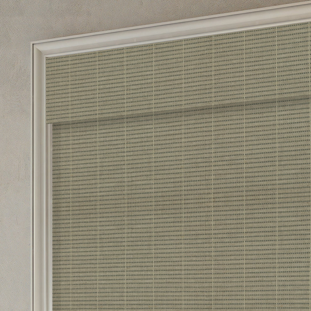 Kincmo Motorized Woven Wood Shades 50%/70%/100% Blackout - Organic Texture
