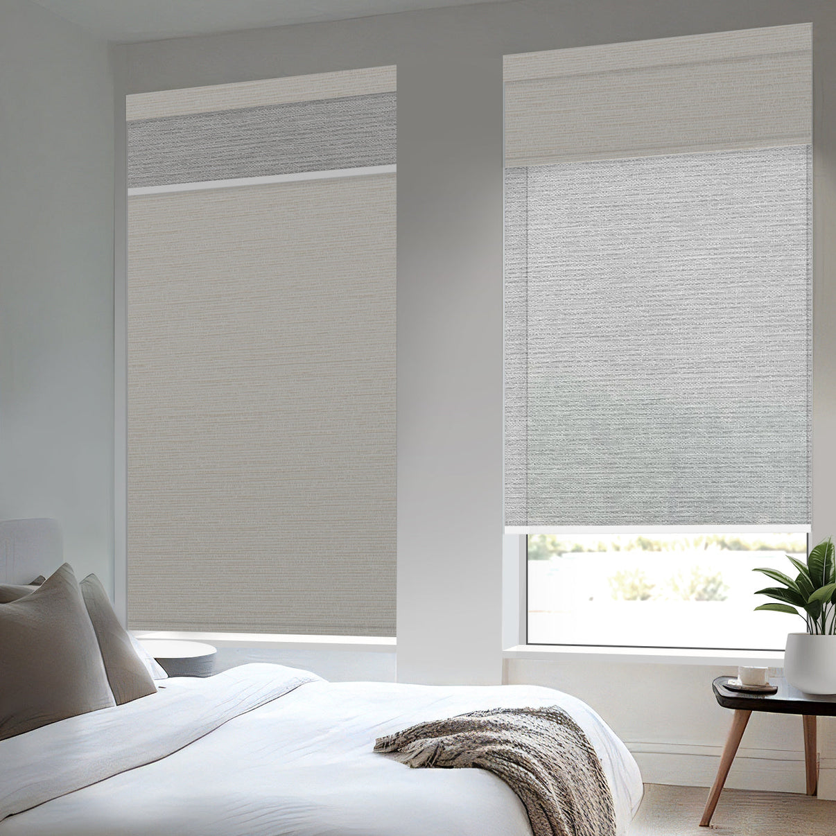 double layer roller blinds