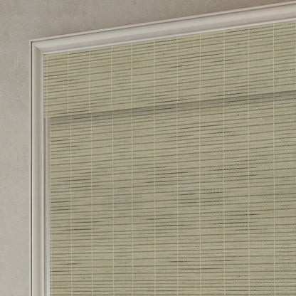 Kincmo Cordless Woven Wood Shades 50%/70%/100% Blackout - Designer