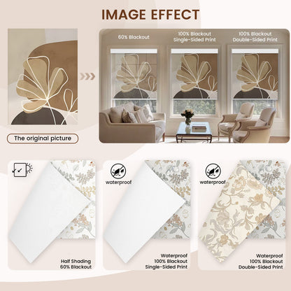 Kincmo Custom Printed Motorized Roller Shades