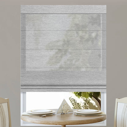 Kincmo Motorized Light Filtering Roman Shades 60% Blackout - Atlantic