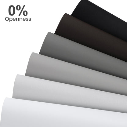 Kincmo Motorized UV Protection Solar Shades 0%/1%/3%/5% Openness
