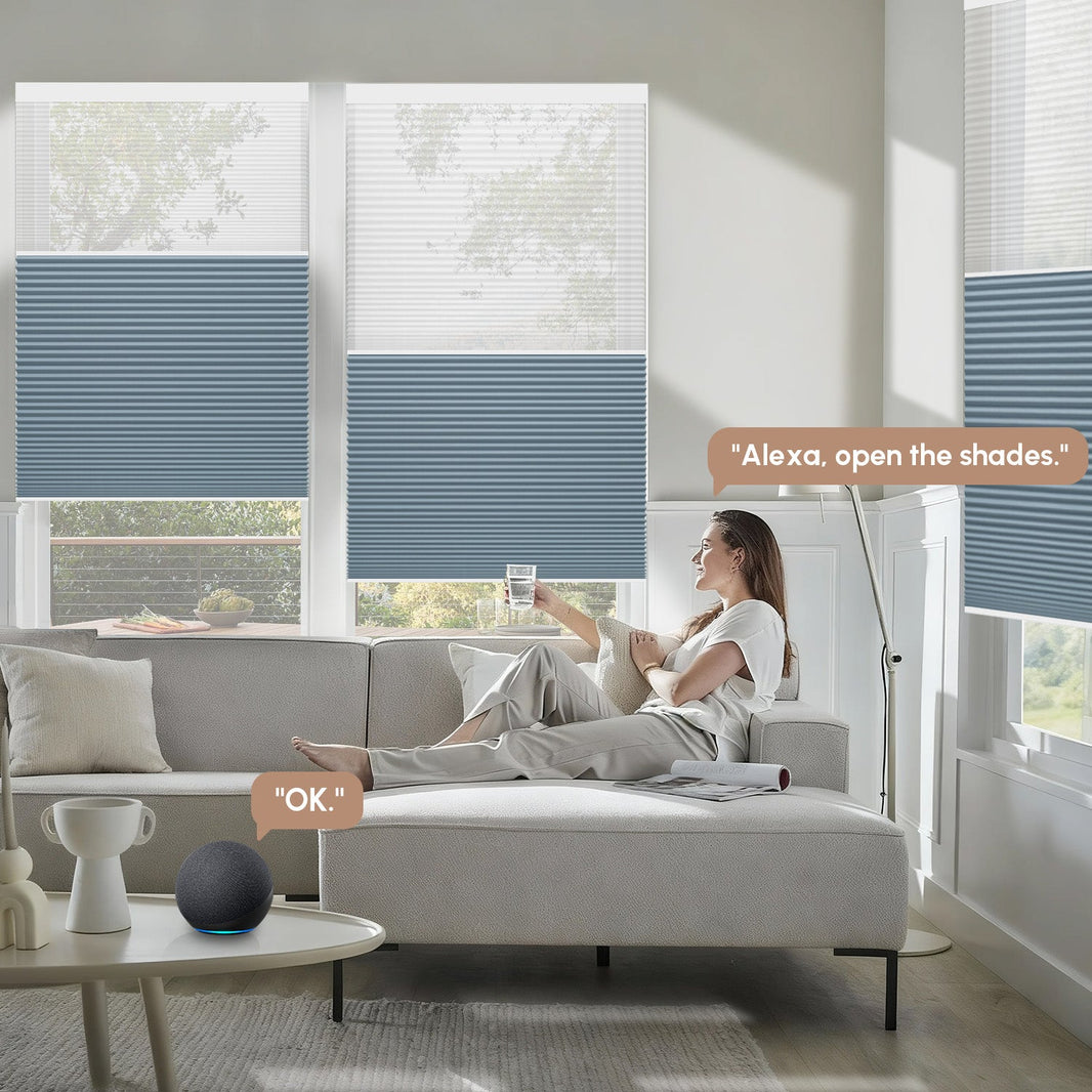 Kincmo Motorized Day & Night Cellular Shades