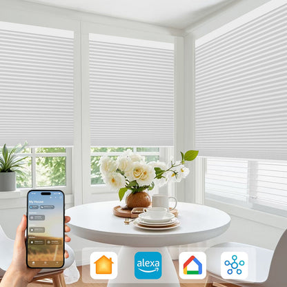 Kincmo 100% Blackout Motorized Cellular Shades