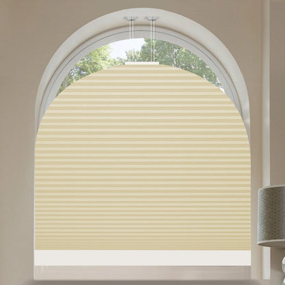 Kincmo Motorized Elongated Arched Cellular Shades