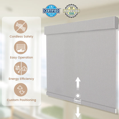 Kincmo Cordless UV Protection Solar Shades 0%/1%/3%/5% Openness