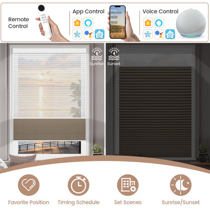 Kincmo Motorized Day & Night Cellular Shades