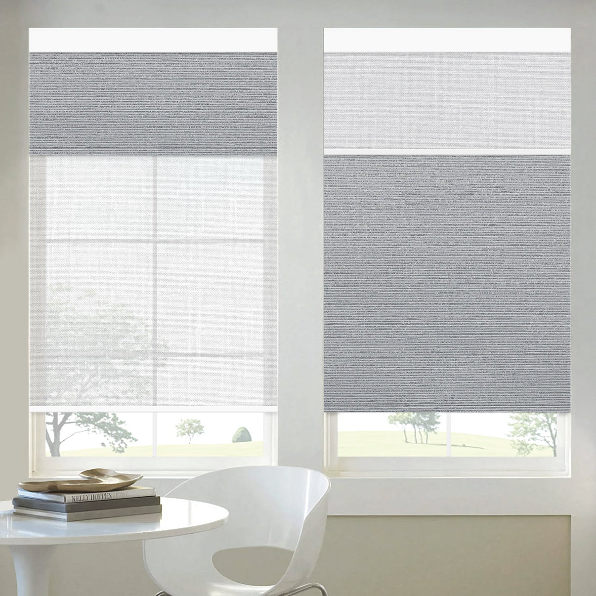 dual layer shades