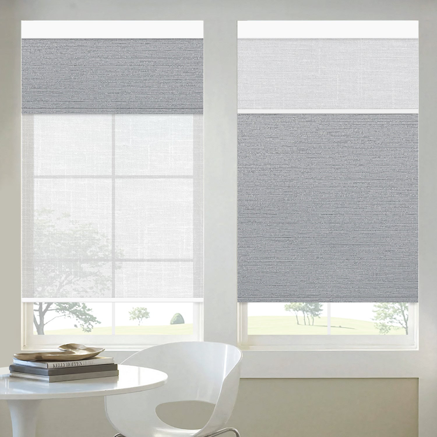dual layer shades