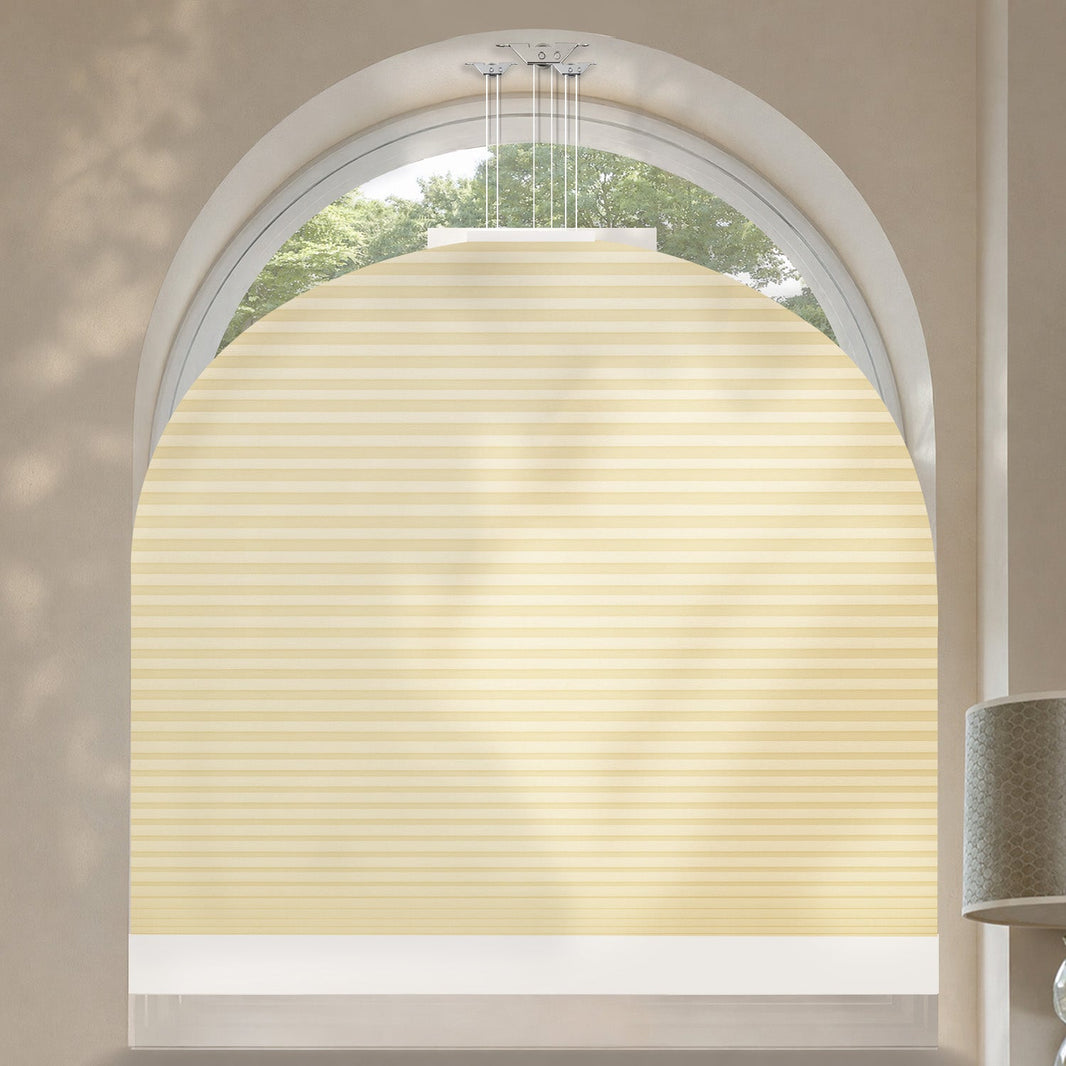 Kincmo Motorized Elongated Arched Cellular Shades