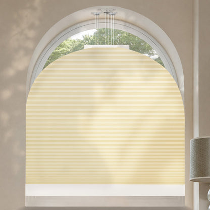 Kincmo Motorized Elongated Arched Cellular Shades