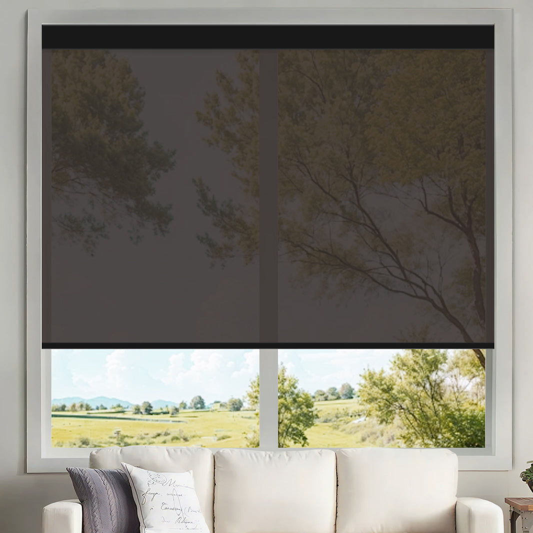Kincmo Motorized UV Protection Solar Shades 0%/1%/3%/5% Openness