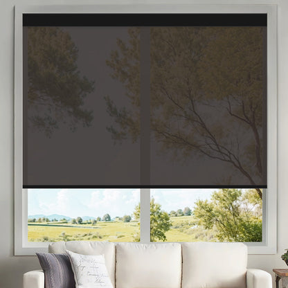 Kincmo Motorized UV Protection Solar Shades 0%/1%/3%/5% Openness