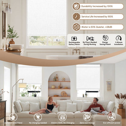 classic motorized roller shades use