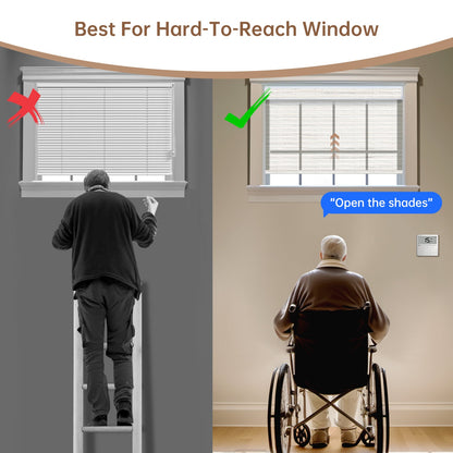 Kincmo Motorized Light Filtering Roller Shades 50% Blackout - Woven