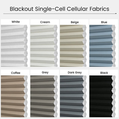 Kincmo Motorized 100% Blackout Top Down Bottom Up Cellular Shades