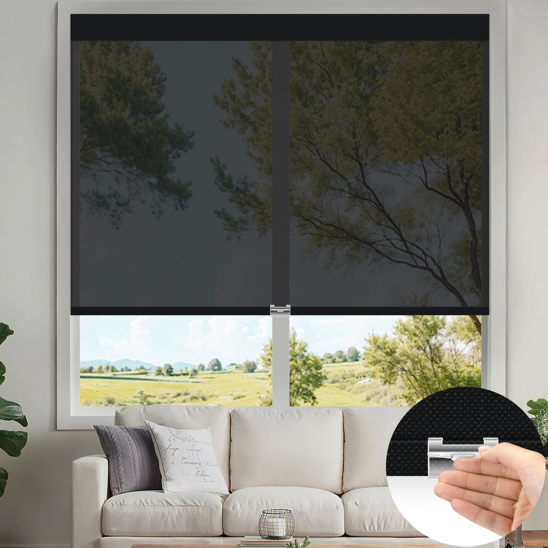 Kincmo Cordless UV Protection Solar Shades 0%/1%/3%/5% Openness