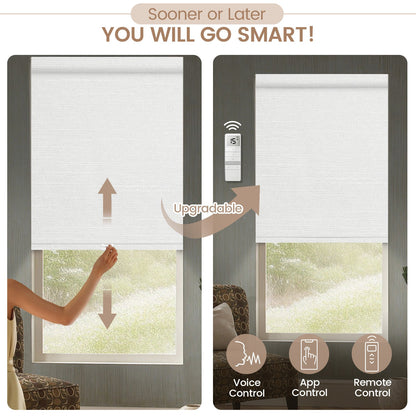 Kincmo No Drill Cordless Roller Shades 100% Blackout - Dreamy