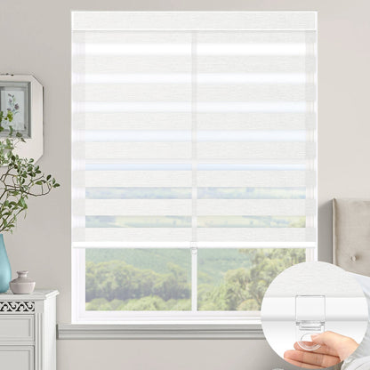 Kincmo Cordless Zebra Shades 60%/75% Blackout - Monet