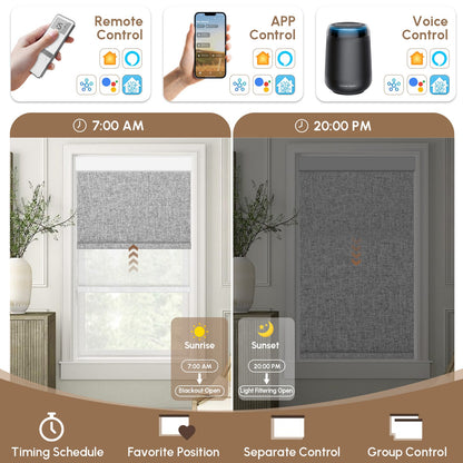 Kincmo Cordless Dual Shades