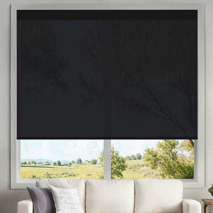 Kincmo Motorized UV Protection Solar Shades 0%/1%/3%/5% Openness