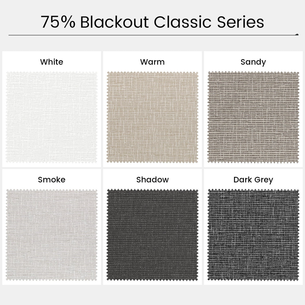 Kincmo Light Filtering Roller Fabric Swatches