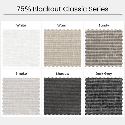 Kincmo Light Filtering Roller Fabric Swatches