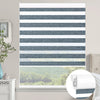 Kincmo No Drill Zebra Shades, Motorized 60/75% Blackout - Monet