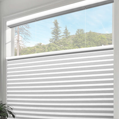 Kincmo Motorized 100% Blackout Top Down Bottom Up Cellular Shades | Double Cell