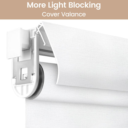 Kincmo No Drill Cordless Roller Shades 100% Blackout - Weave