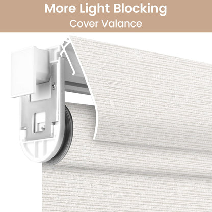 Kincmo No Drill Cordless Roller Shades 100% Blackout - Aqua Waves