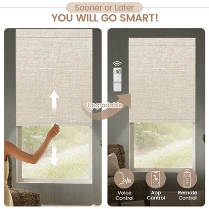 Kincmo Cordless 100% Blackout Roller Shades - Aurora