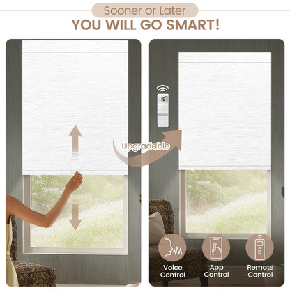 Kincmo Cordless 100% Blackout Roller Shades - Atlantic
