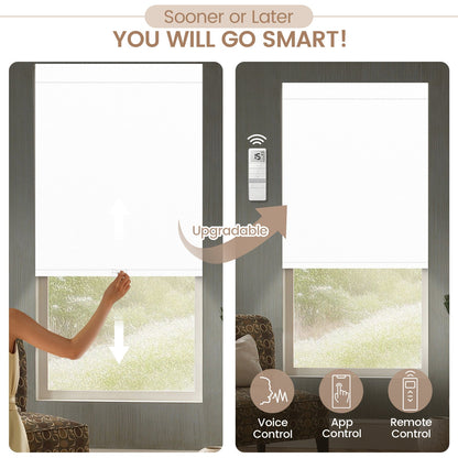 Kincmo Cordless 100% Blackout Roller Shades - WaterProof Vinyl