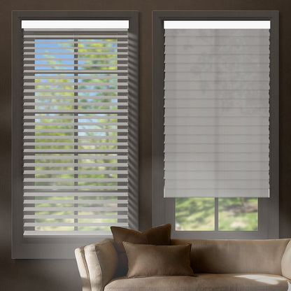 Kincmo Motorized Room Darkening Sheer Shades 90% Blackout - Muse