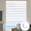 Kincmo No Drill Zebra Shades, Motorized 95% Blackout - Gabriel
