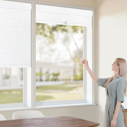 Kincmo Cordless 100% Blackout Roller Shades - Weave
