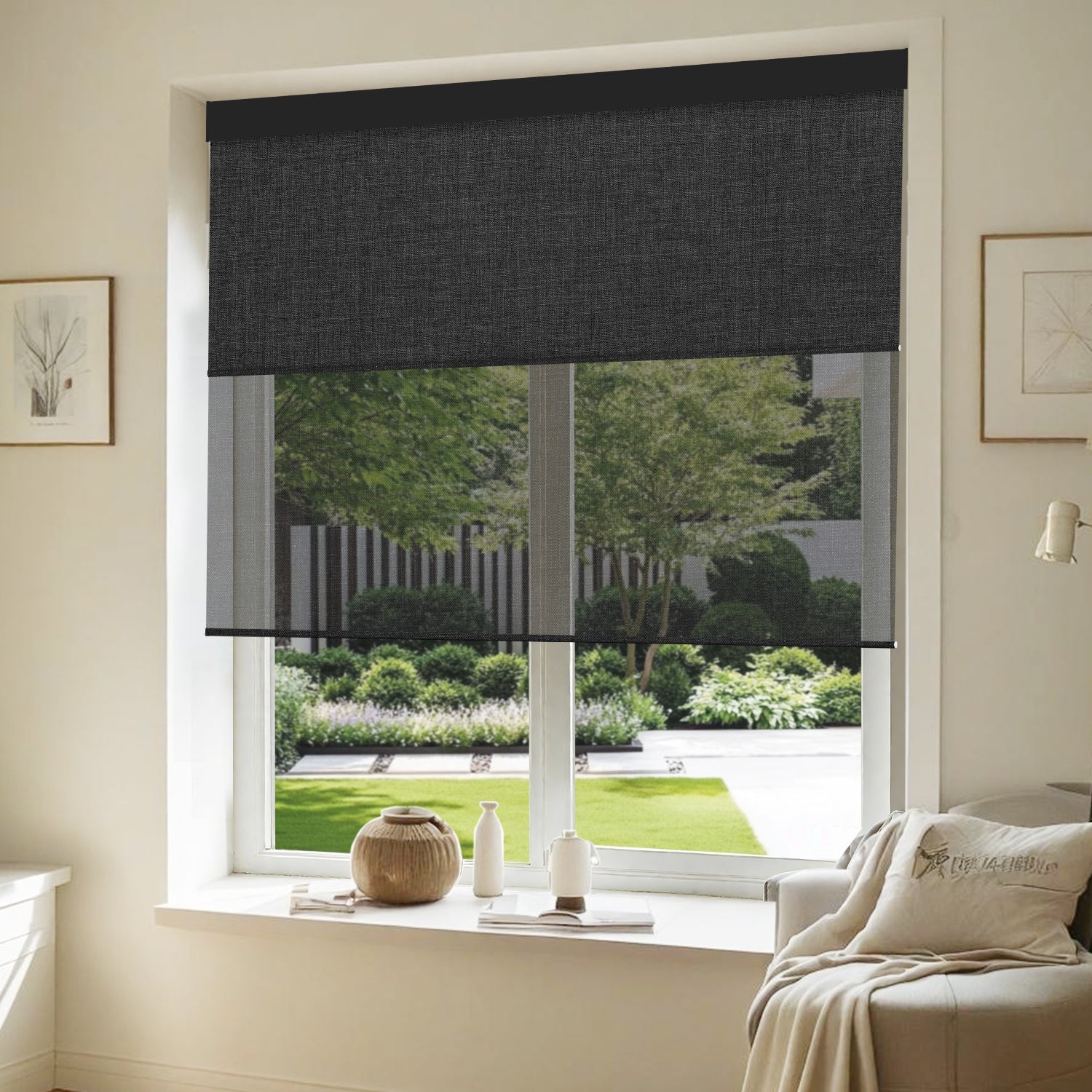 dual layer roller shades