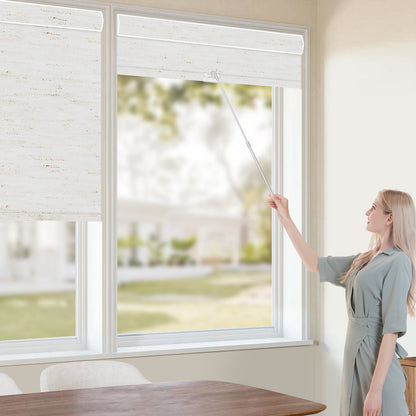 Kincmo Cordless 100% Blackout Roller Shades - Linen