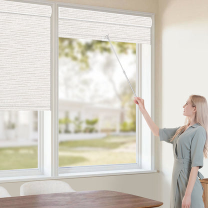 Kincmo Cordless 100% Blackout Roller Shades - Aqua Waves
